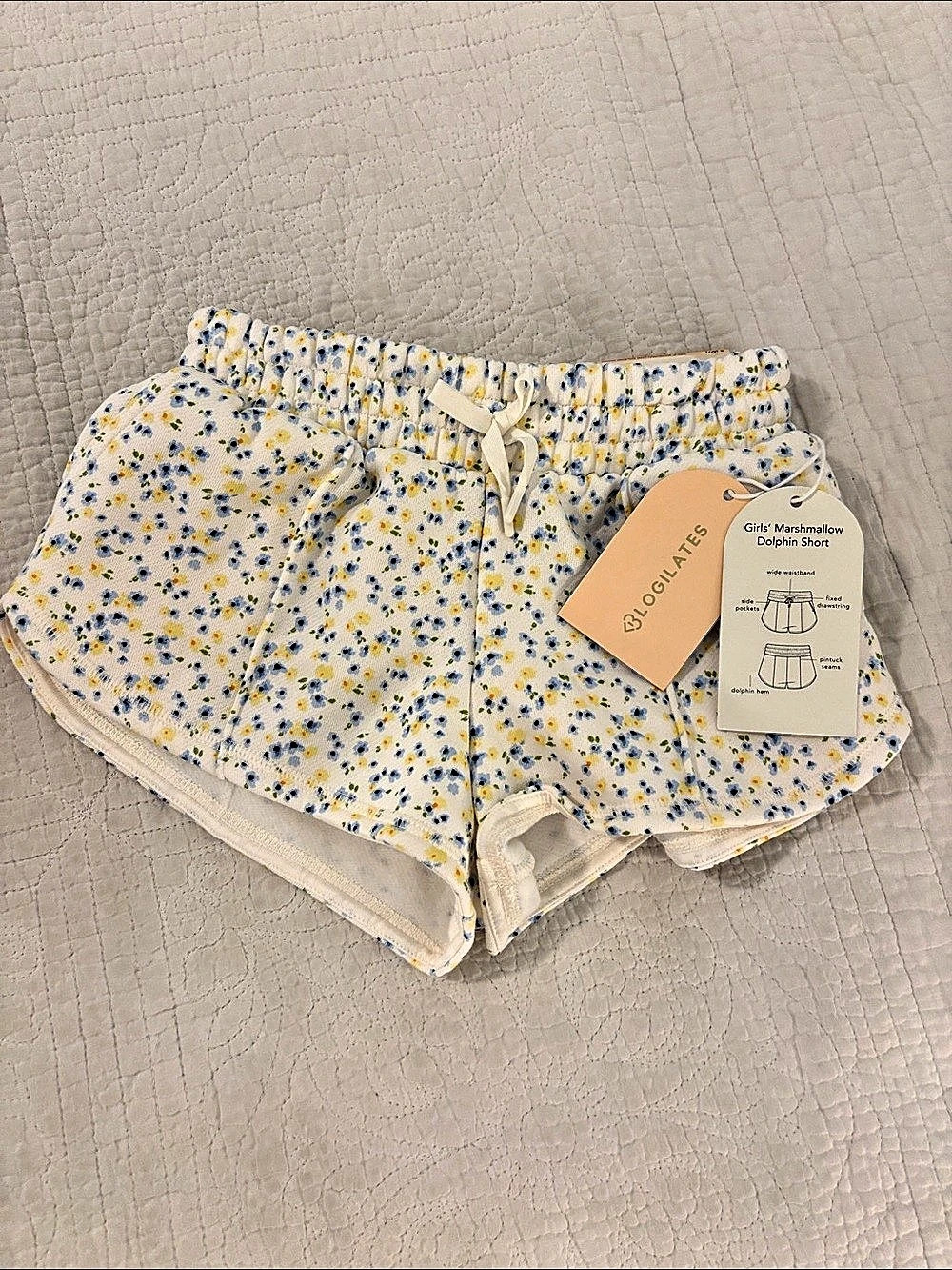 Blogilates Marshmallow Dolphin Short Floral Dolphin Shorts